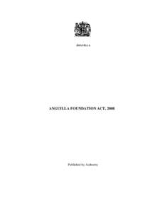 Anguilla Foundation Act 2008