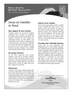 Focus on Families in Need