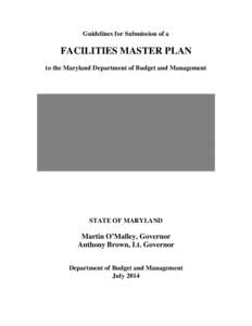 Facilities Master Plan Guidelines for Submission