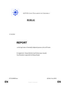 ACP-EU JOINT PARLIAMENTARY ASSEMBLY  BUREAU[removed]