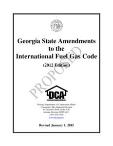 ..  Georgia State Amendments to the International Fuel Gas Code[removed]Edition)