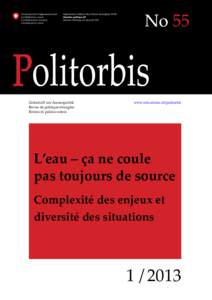 5 No 55 Politorbis Zeitschrift zur Aussenpolitik Revue de politique étrangère