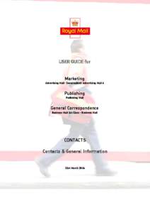 USER GUIDE for Marketing Advertising Mail• Sustainable® Advertising Mail A  Publishing