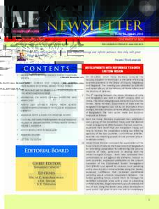 NE NEWSLETTER FOR FREE PUBLIC CIRCULATION MINISTRY OF HOME AFFAIRS 	 A Monthly Newsletter on the North Eastern Region of India