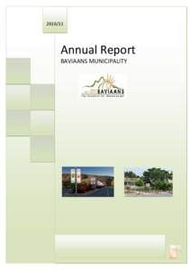 [removed]Annual Report BAVIAANS MUNICIPALITY  CONTENTS