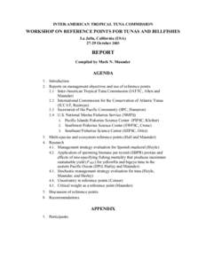 Stock assessment / Maximum sustainable yield / Overfishing / International Commission for the Conservation of Atlantic Tunas / Fisheries management / Yellowfin tuna / Atlantic bluefin tuna / Fish stock / Sustainable fishery / Fish / Fisheries science / Scombridae