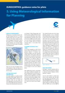 EUROCONTROL guidance notes for pilots  5. Using Meteorological Information for Planning  AIRSPACE INFRINGEMENT
