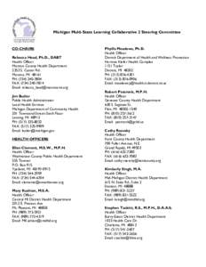 Microsoft Word - MLC-2 Steering Committee Roster.doc