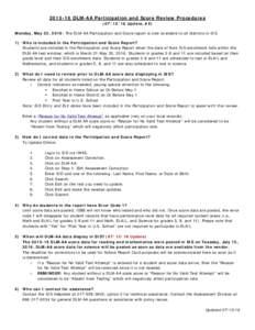 DLM-AA Assessment Correction (Participation and Score) Review Procedures  (Revised)