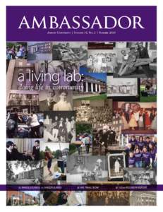 Asbury University | Volume 37, No. 2 | Summer[removed]adoingliving lab: life in community