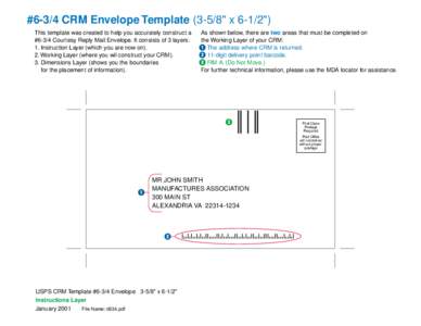 #6-3/4 CRM Envelope Template[removed]