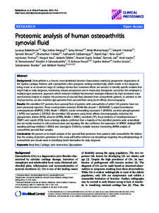 Characterization of the seminal plasma proteome in men with prostatitis by mass spectrometry