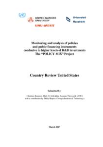 Economy of the United States / Federal assistance in the United States / United States Department of Education / Competitiveness / Research and development / National Science Board / United States / National Institutes of Health / United States Department of Energy / Government / Medicine / American Competitiveness Initiative