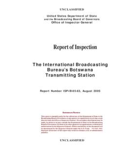 IBB Botswana transmitting Station isp-ib[removed]pmd