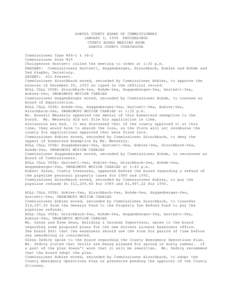 DAKOTA COUNTY BOARD OF COMMISSIONERS JANUARY 3, 1994 PROCEEDINGS COUNTY BOARD MEETING ROOM DAKOTA COUNTY COURTHOUSE Commissioner Tape #94-1 & 94-2 Commissioner Disk #15