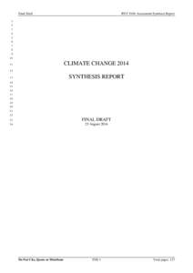 IPCC WGI AR5 Chapter Template