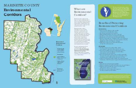 MARINETTE COUNTY  Environmental Corridors  What are