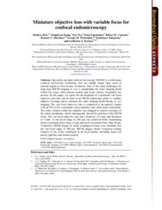 Microscopy / Science of photography / Aspheric lens / Camera lens / Focal length / Objective / Optical aberration / Angle of view / Optical fiber / Optics / Geometrical optics / Lenses