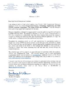Frederica S. Wilson FL24 Invites ALL 24th Congressional District High School Students to participate in the First Annual   Demonstrate your coding and programming skills