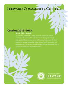 Leeward Community College  Catalog 2012–2013