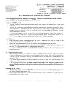 Maryland Higher Education Commission Office of Student Financial Assistance 6 N. Liberty Street, Ground Suite Baltimore, MD[removed]-3124; ([removed]TTY for the Deaf[removed]