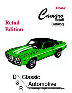 Book  Retail Edition  Camaro