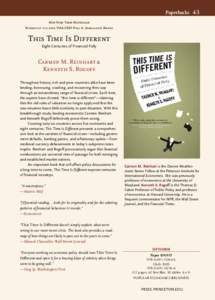 Paperbacks  43 New York Times Bestseller Winner of the 2010 TIAA-CREF Paul A. Samuelson Award