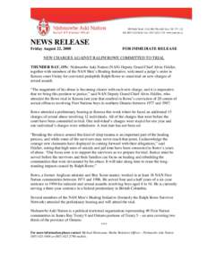 Microsoft Word - NAN news release ralph rowe aug[removed]FINAL FORMATTED.doc