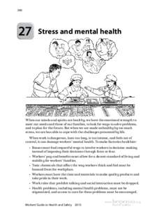 390	  27 Stress and mental health