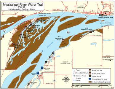 Mississippi River Water Trail  V U  ILLINOIS