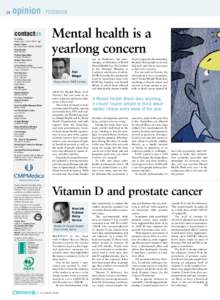 Vitamin D / Aging-associated diseases / Hypovitaminosis D / Prostate cancer / Vitamin / Mental health / Cancer / Nutrition / Medicine / Health