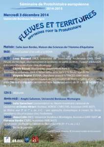 Séminaire de Protohistoire européenneMercredi 3 décembre 2014 Université Bordeaux Montaigne