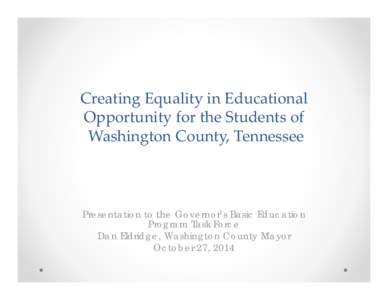 Microsoft PowerPoint - Washington County Presentation to BEP Taskforce[removed]Read-Only]