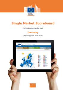 Single Market Scoreboard Performance per Member State Germany (Reporting period: [removed])