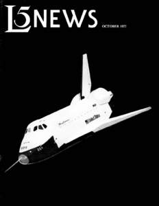 L-5 NEWS  A PUBLICATION OF THE L-5 SOCIETY In this issue: