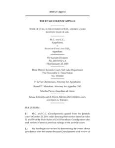 2015 UT App 13 _________________________________________________________ THE UTAH COURT OF APPEALS STATE OF UTAH, IN THE INTEREST OF B.O., A PERSON UNDER EIGHTEEN YEARS OF AGE.