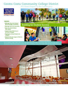 Contra Costa Community College District 2013 Bond Report to the Community