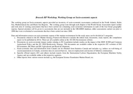 Eurostat / Marine debris / Common Fisheries Policy / European Union / Intergovernmental Panel on Climate Change / Wild fisheries / Fishing / Environment / Aquaculture