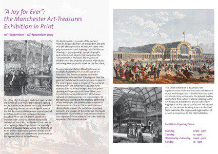 “A Joy for Ever”: the Manchester Art-Treasures Exhibition in Print