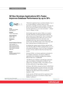 Oracle Corporation / Oracle Database / Oracle Applications / Oracle Enterprise Manager / Oracle Application Express / RMAN / IBM DB2 / Oracle Advanced Queuing / Oracle Data Mining / Software / Cross-platform software / Relational database management systems