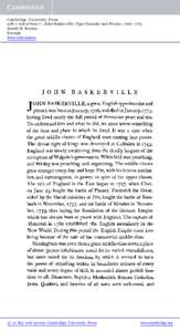 Cambridge University Press7 - John Baskerville: Type-Founder and Printer, 1706–1775 Josiah H. Benton Excerpt More information