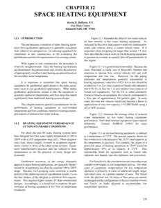 Chapter 12 - Space Heating Equipment - Geothermal Direct-Use Engineering and Design Guidebook