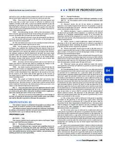 (PROPOSITION 84 CONTINUED)  and sold to carry out those actions progressively, and it is not necessary that all of the bonds authorized to be issued be sold at any one time[removed]There shall be collected annually in th