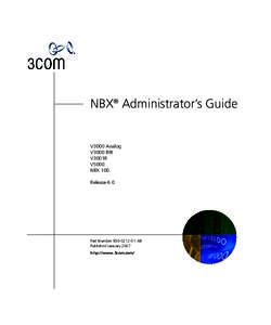 NBX Administrator’s Guide