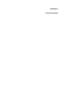 APPENDIX F Natural Environment Petition for Regulations Pursuant to Section 101 (a) (5) of the Marine Mammal Protection Act Covering: Taking of Marine Mammals Incident to Construction of the Knik Arm Crossing Project i