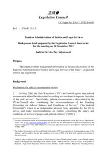 立法會 Legislative Council LC Paper No. CB[removed]Ref  : CB4/PL/AJLS