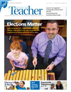VOL. 95, NO. 2 | OCTOBER / NOVEMBER[removed]Teacher american  The national publication of the american federation of teachers