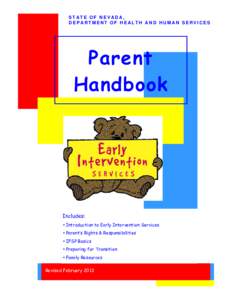 STATE OF NEVADA, DEPARTMENT OF HEALTH AND HUMAN SERVICES Parent Handbook