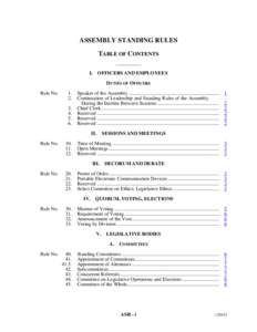 Recorded vote / Parliament of Singapore / Dáil Éireann / Bill / Standing Rules of the United States Senate /  Rule XII / Standing Rules of the United States Senate / Parliamentary procedure / Government / Quorum