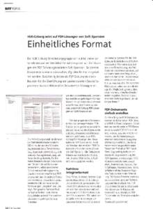 BIT  PDF/A HUK-Coburg setzt auf PDF-Lösungen von Soft xpansion